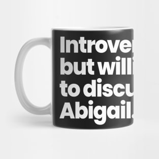 Introverted but willing to discuss Abigail - Motherland: Fort Salem Mug